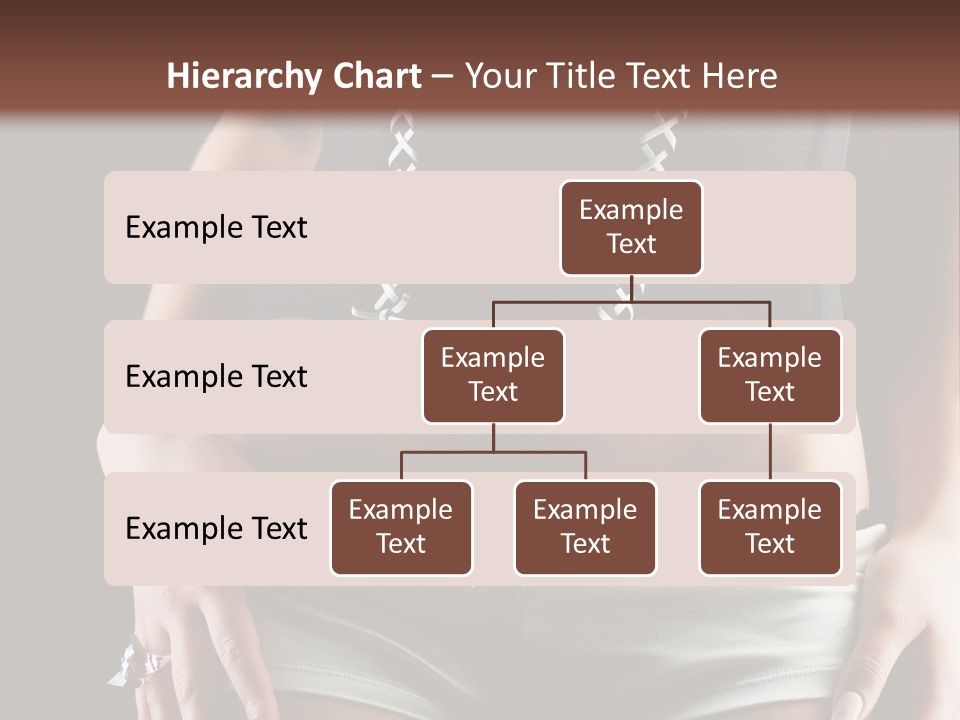 Babe Fitness Back PowerPoint Template