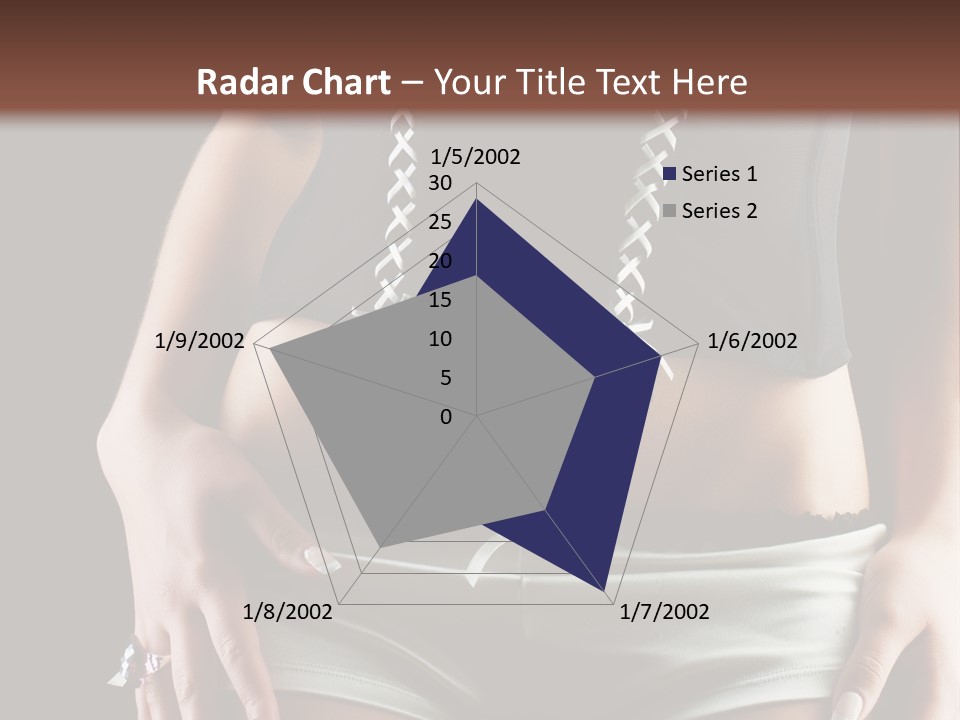 Babe Fitness Back PowerPoint Template