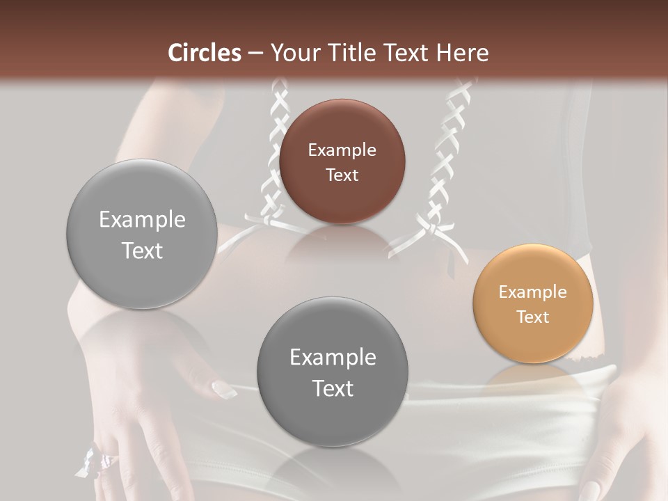 Babe Fitness Back PowerPoint Template