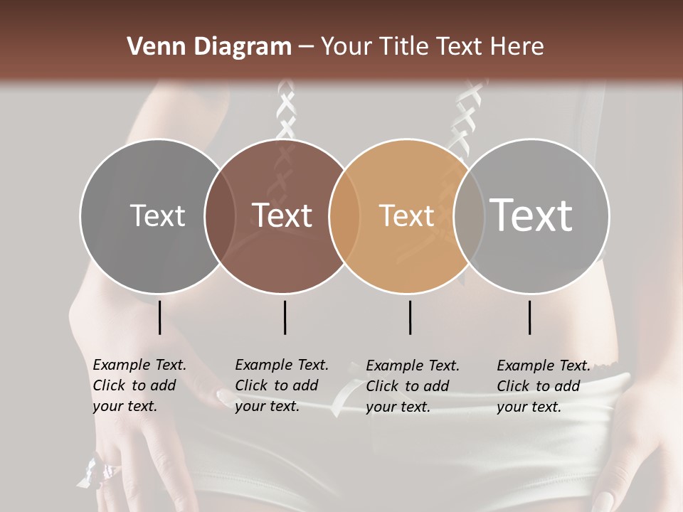 Babe Fitness Back PowerPoint Template