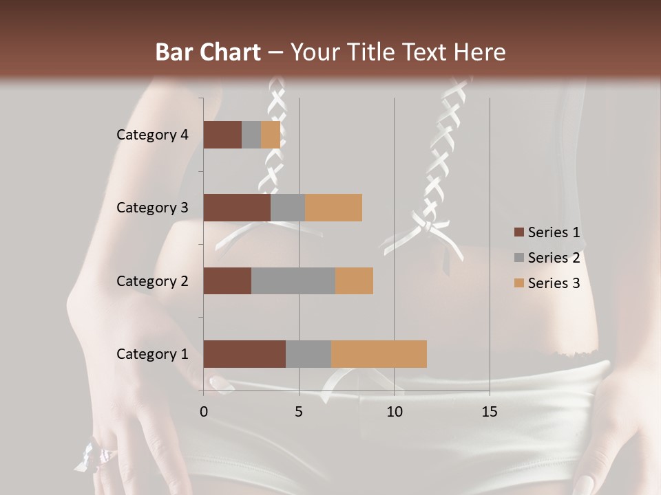 Babe Fitness Back PowerPoint Template