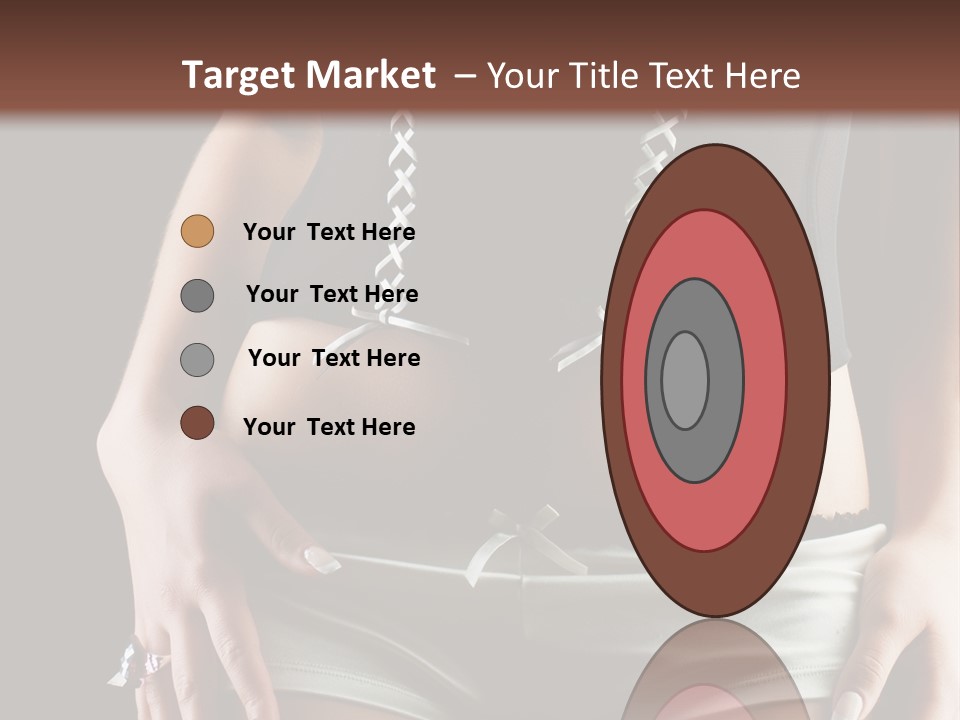 Babe Fitness Back PowerPoint Template