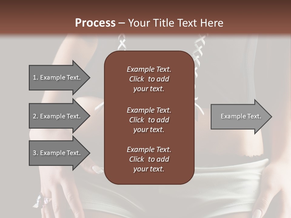 Babe Fitness Back PowerPoint Template