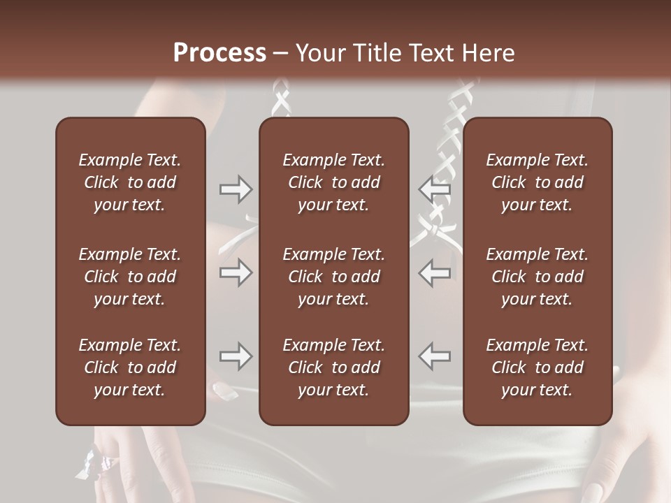 Babe Fitness Back PowerPoint Template