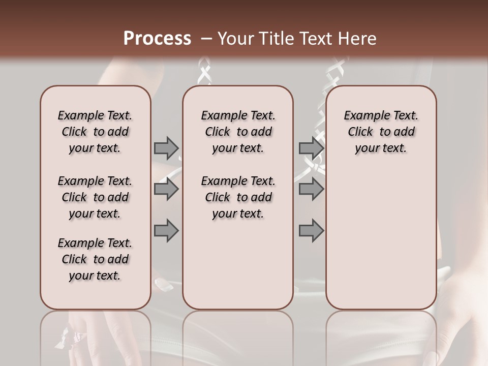 Babe Fitness Back PowerPoint Template