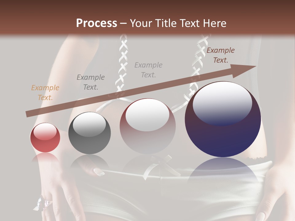 Babe Fitness Back PowerPoint Template