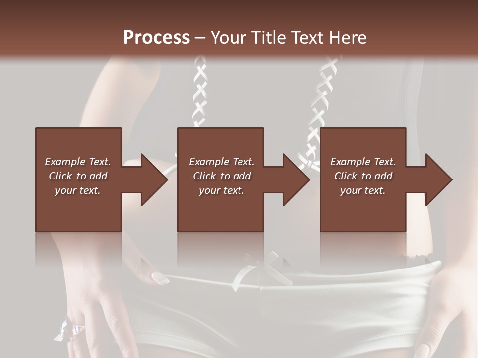 Babe Fitness Back PowerPoint Template
