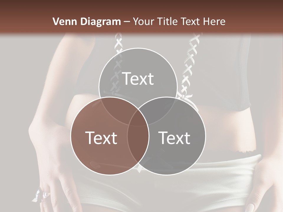 Babe Fitness Back PowerPoint Template