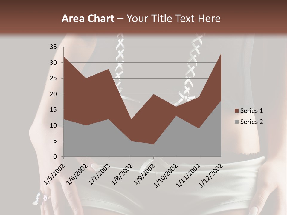 Babe Fitness Back PowerPoint Template