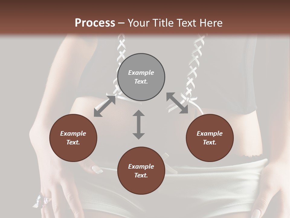 Babe Fitness Back PowerPoint Template