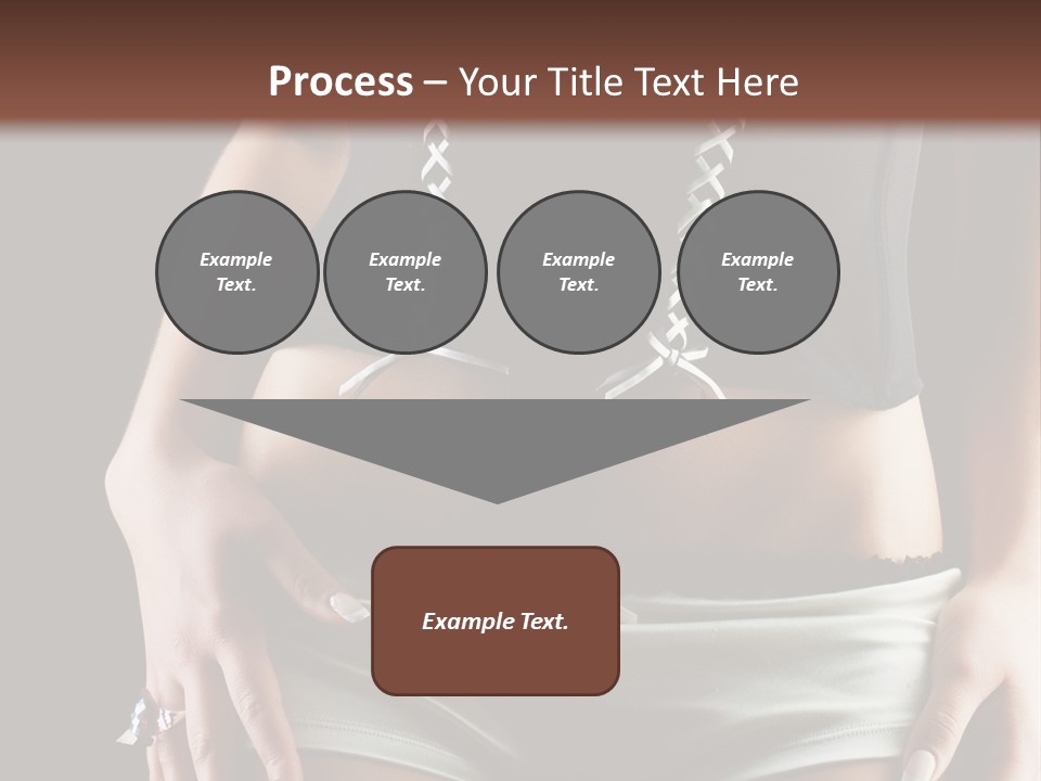 Babe Fitness Back PowerPoint Template