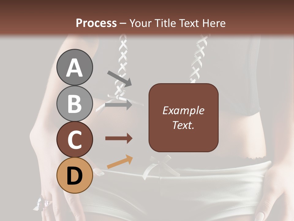 Babe Fitness Back PowerPoint Template