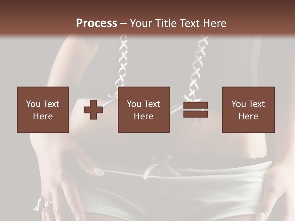Babe Fitness Back PowerPoint Template