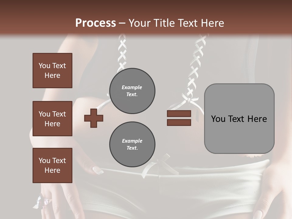 Babe Fitness Back PowerPoint Template