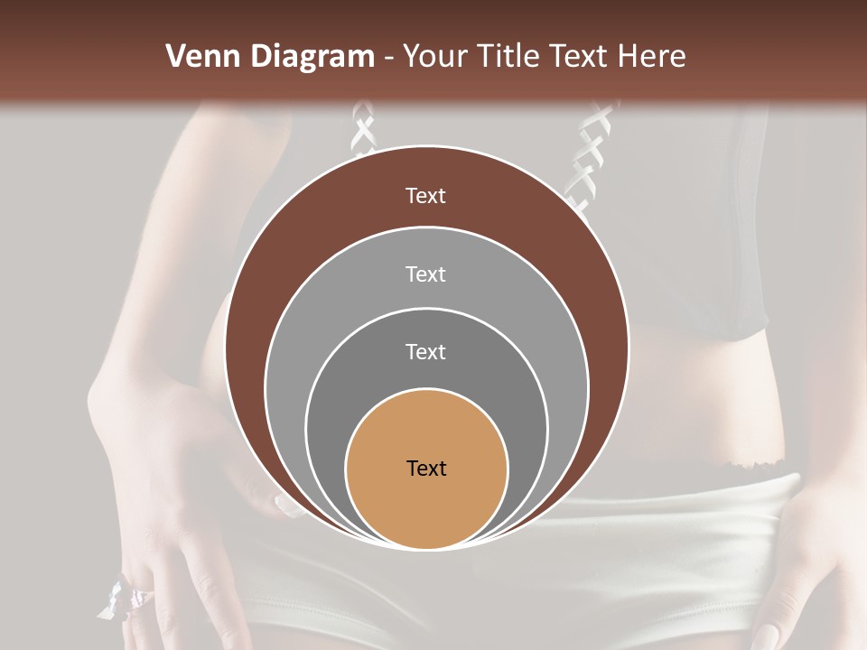 Babe Fitness Back PowerPoint Template