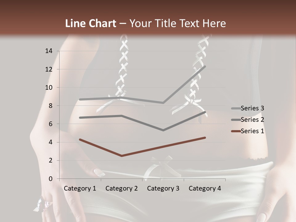 Babe Fitness Back PowerPoint Template