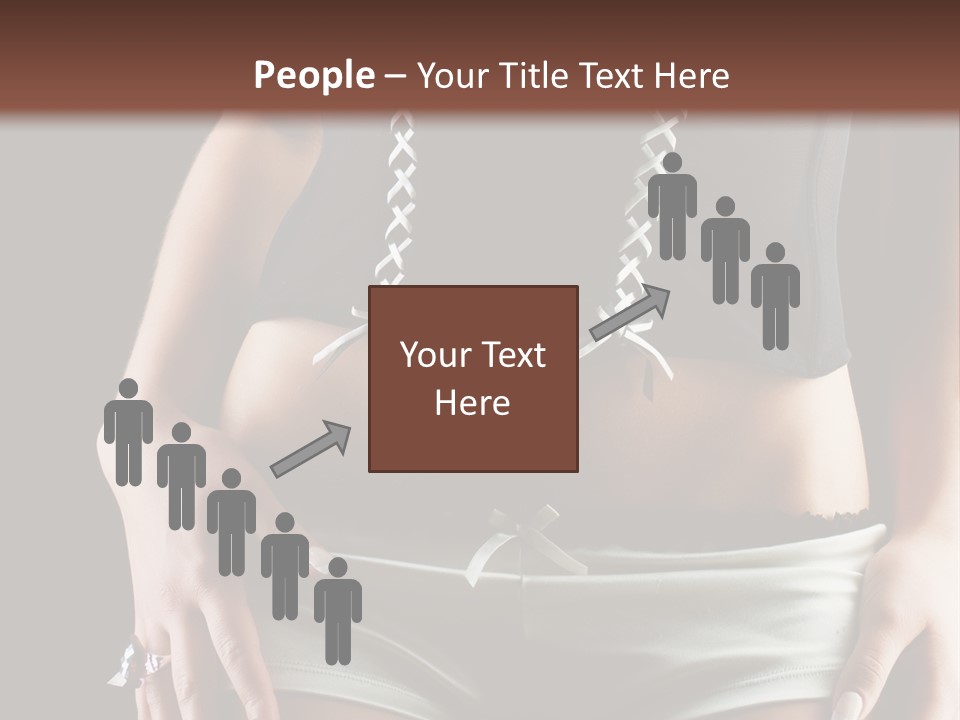 Babe Fitness Back PowerPoint Template