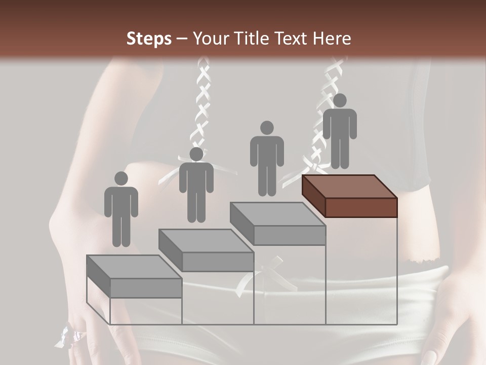 Babe Fitness Back PowerPoint Template