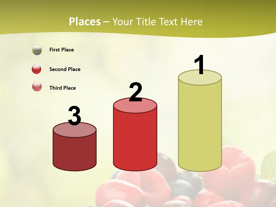 Blue Blackberry Health PowerPoint Template