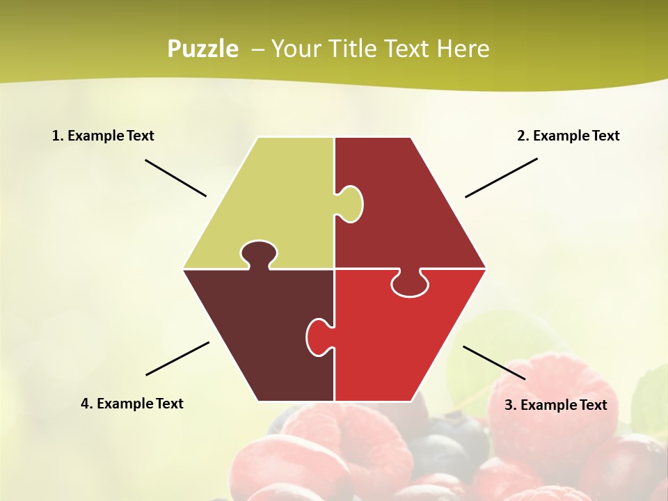 Blue Blackberry Health PowerPoint Template