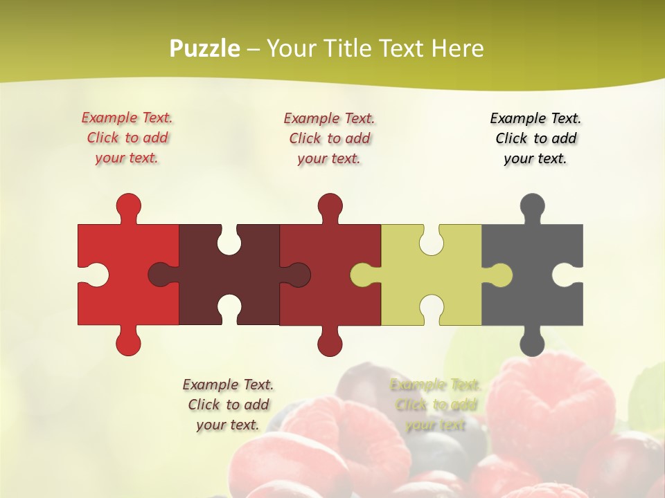 Blue Blackberry Health PowerPoint Template