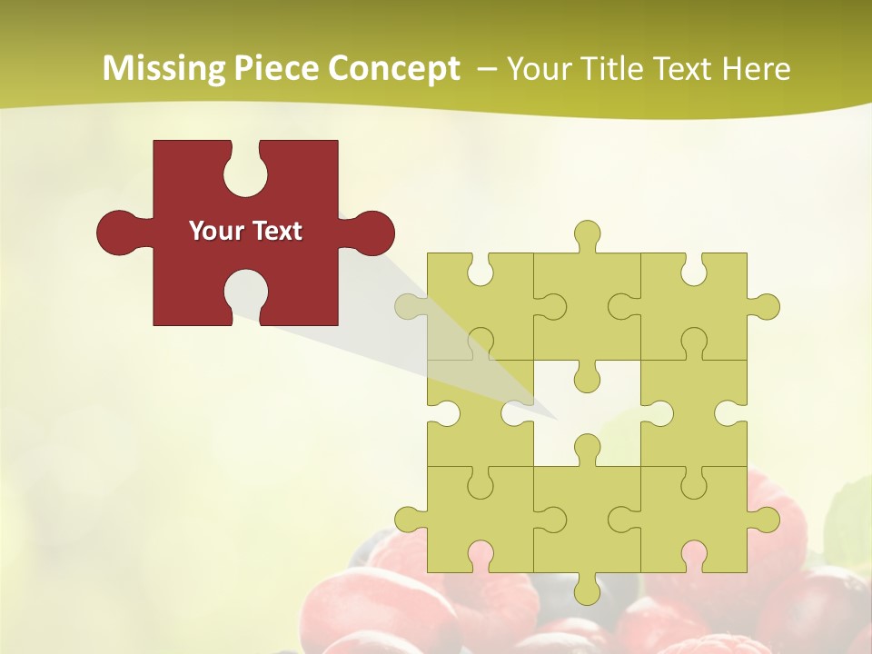 Blue Blackberry Health PowerPoint Template