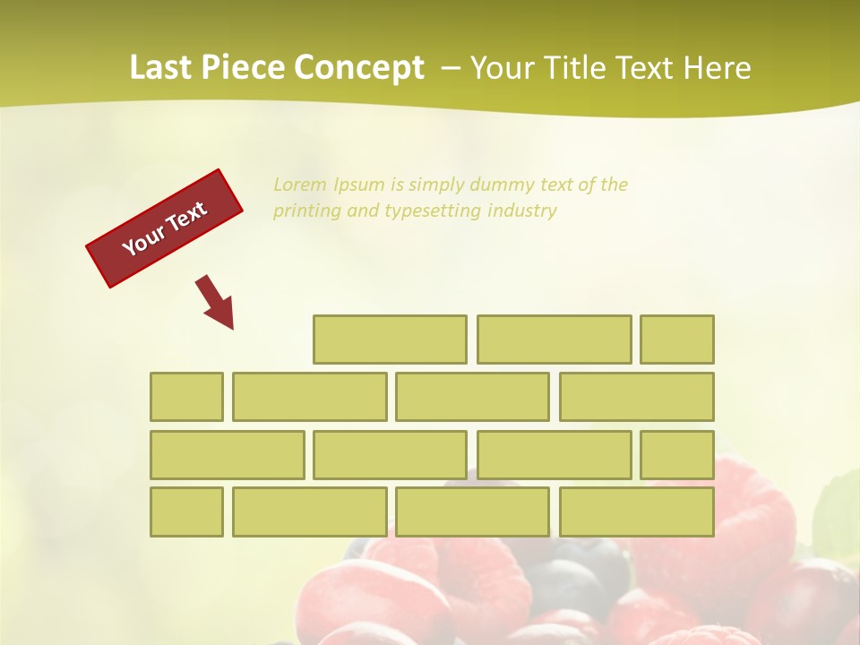 Blue Blackberry Health PowerPoint Template