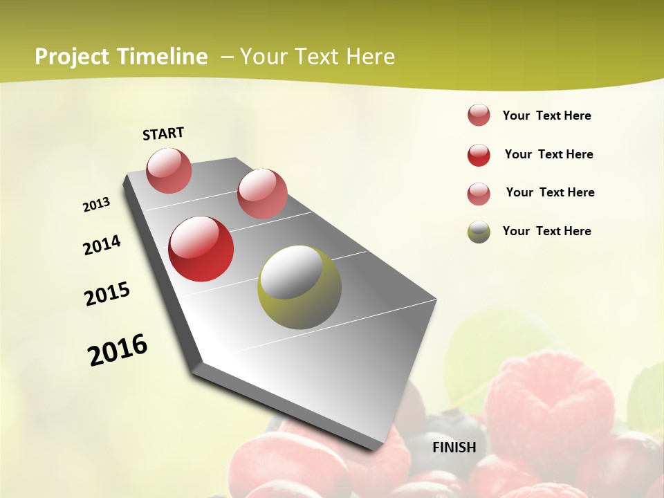 Blue Blackberry Health PowerPoint Template