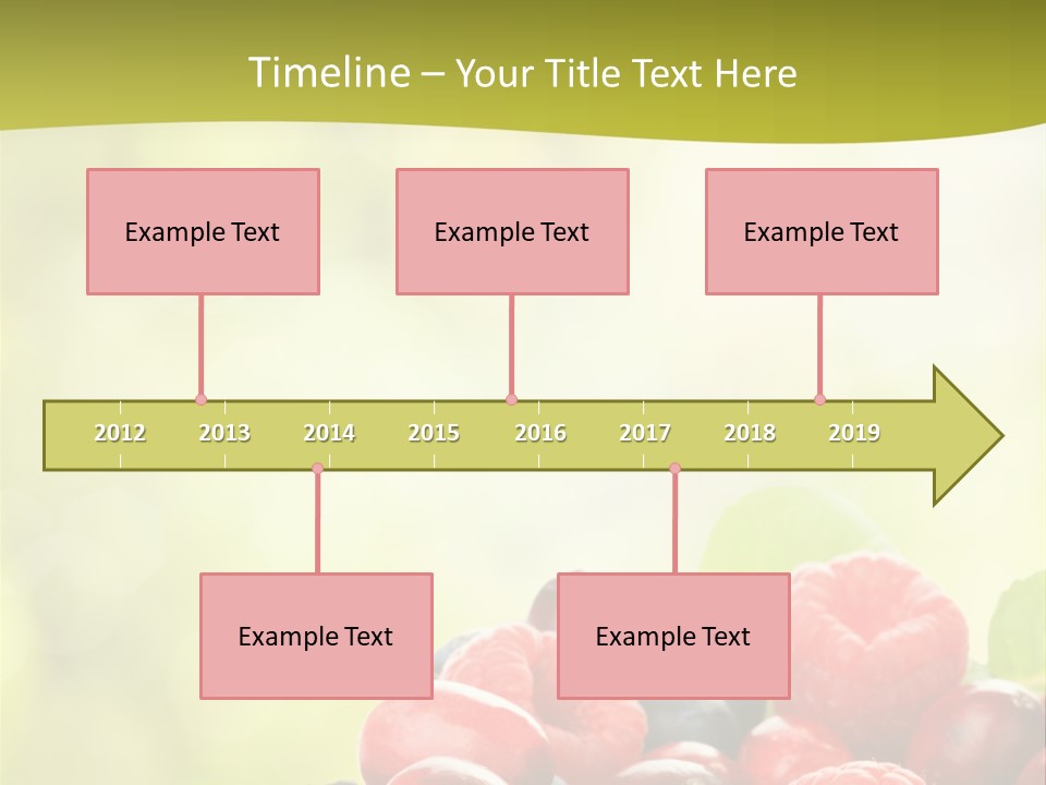 Blue Blackberry Health PowerPoint Template