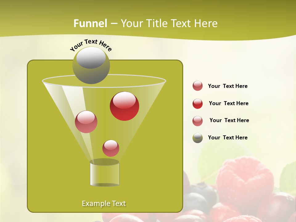 Blue Blackberry Health PowerPoint Template