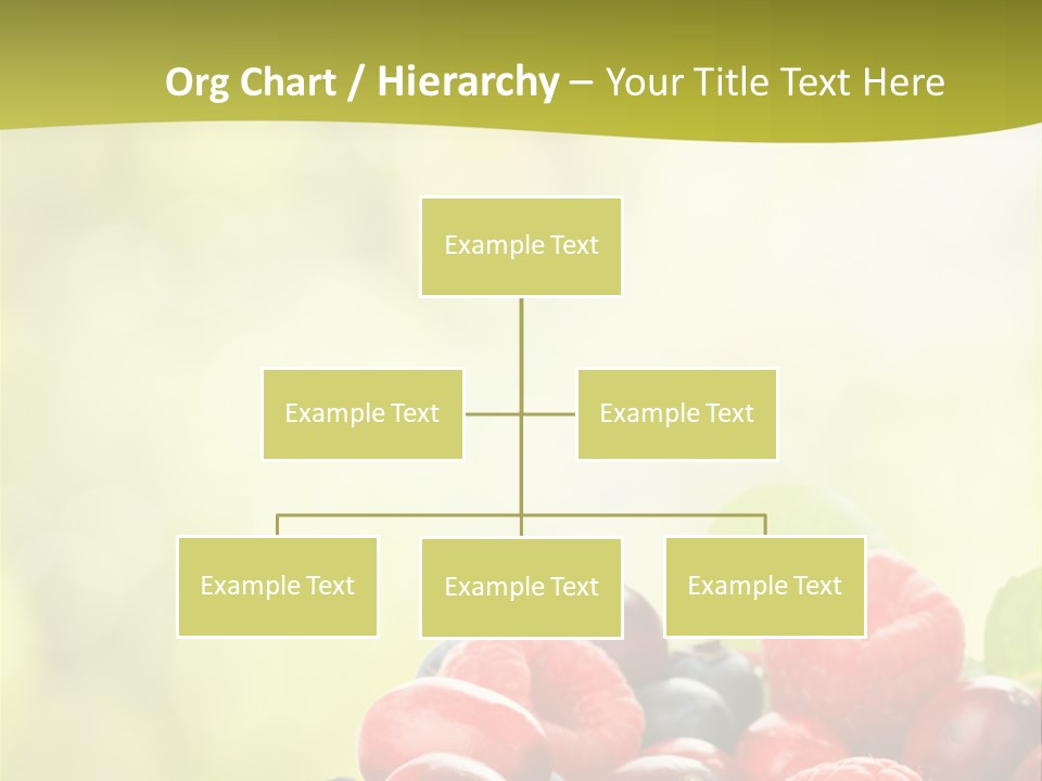 Blue Blackberry Health PowerPoint Template