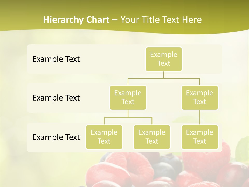 Blue Blackberry Health PowerPoint Template