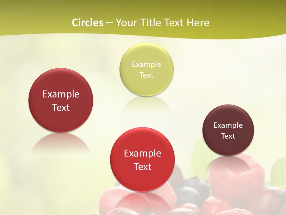 Blue Blackberry Health PowerPoint Template