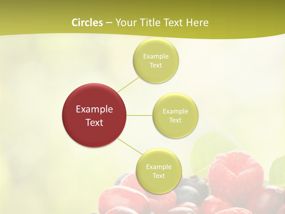 Blue Blackberry Health PowerPoint Template