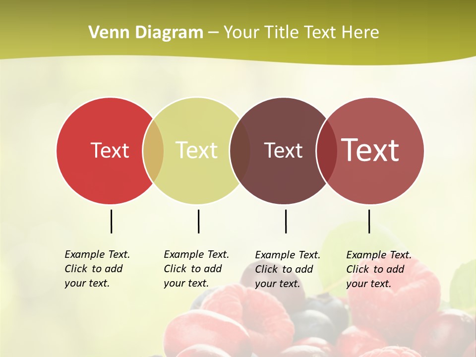 Blue Blackberry Health PowerPoint Template