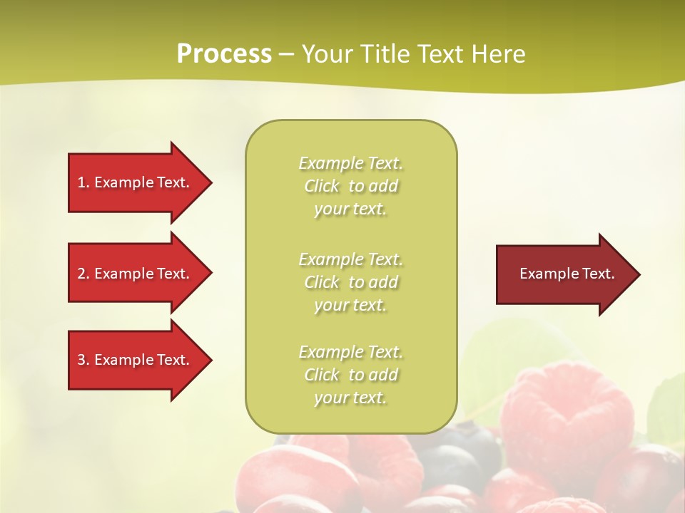 Blue Blackberry Health PowerPoint Template