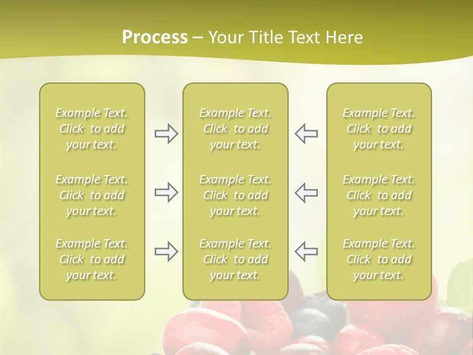 Blue Blackberry Health PowerPoint Template