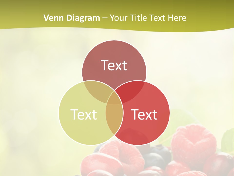 Blue Blackberry Health PowerPoint Template