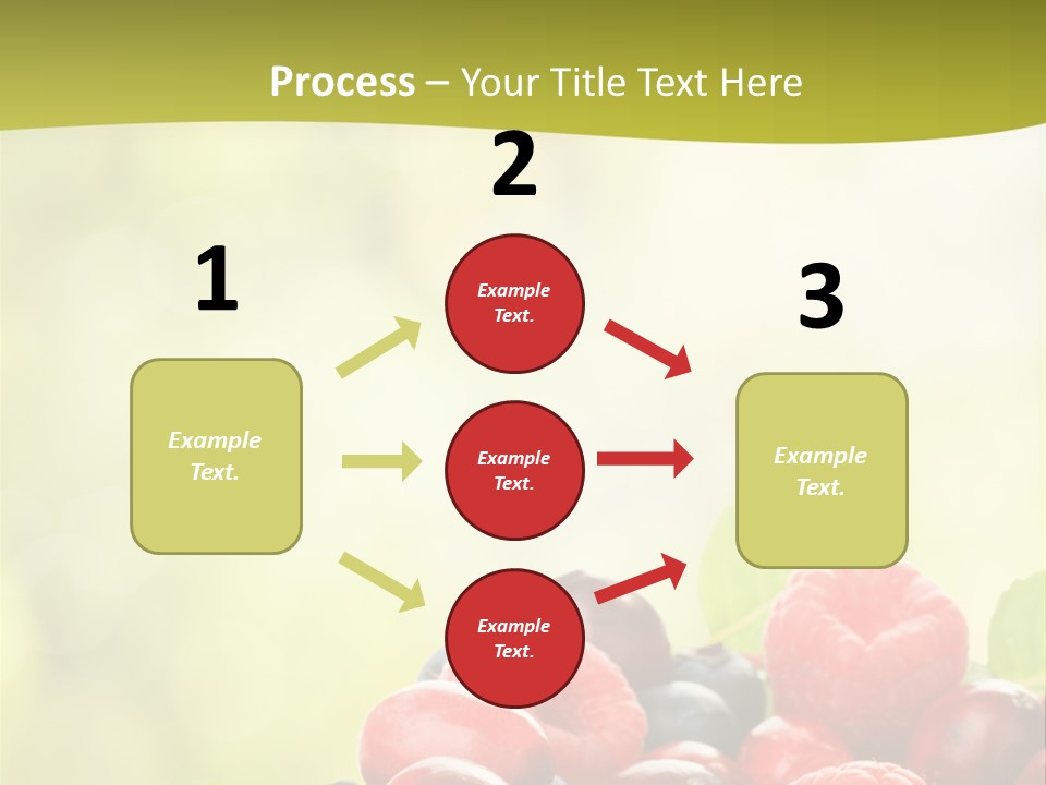 Blue Blackberry Health PowerPoint Template