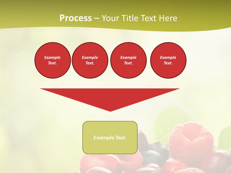 Blue Blackberry Health PowerPoint Template