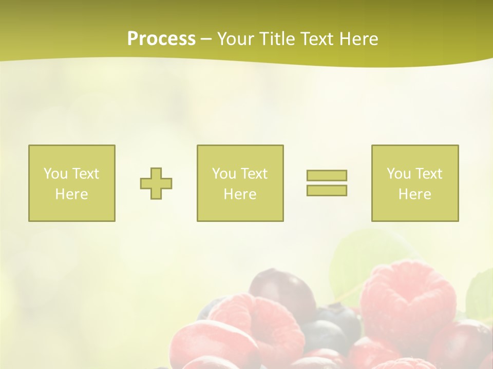 Blue Blackberry Health PowerPoint Template