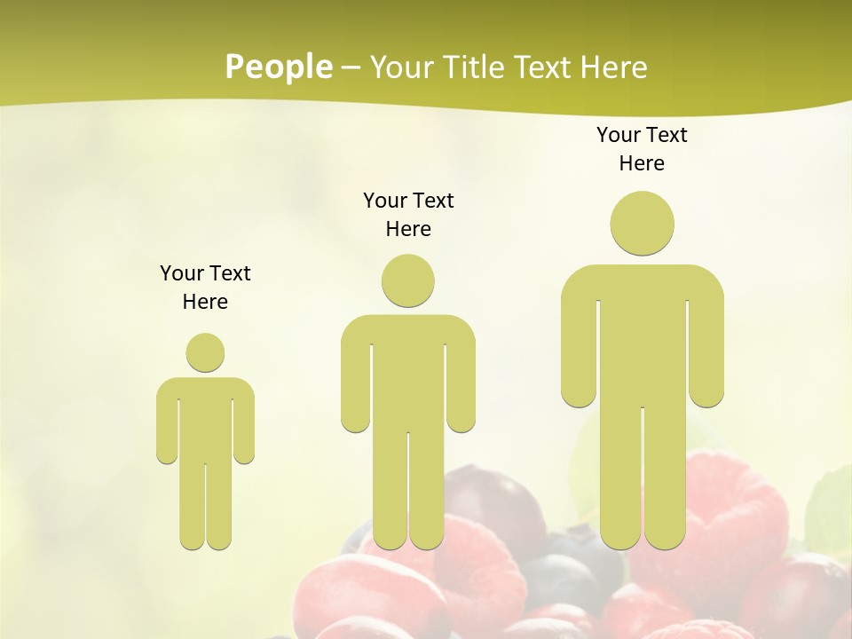 Blue Blackberry Health PowerPoint Template