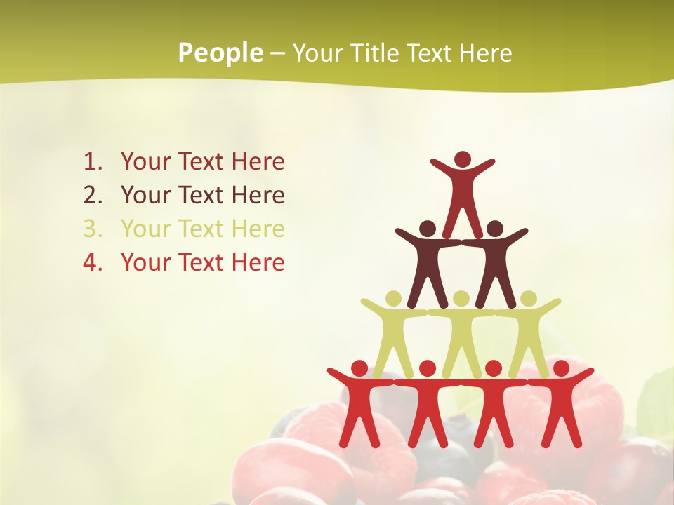 Blue Blackberry Health PowerPoint Template