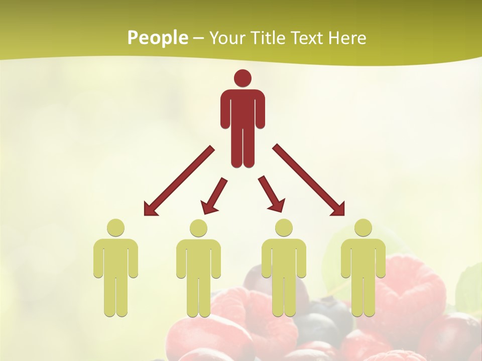 Blue Blackberry Health PowerPoint Template