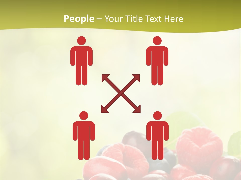 Blue Blackberry Health PowerPoint Template