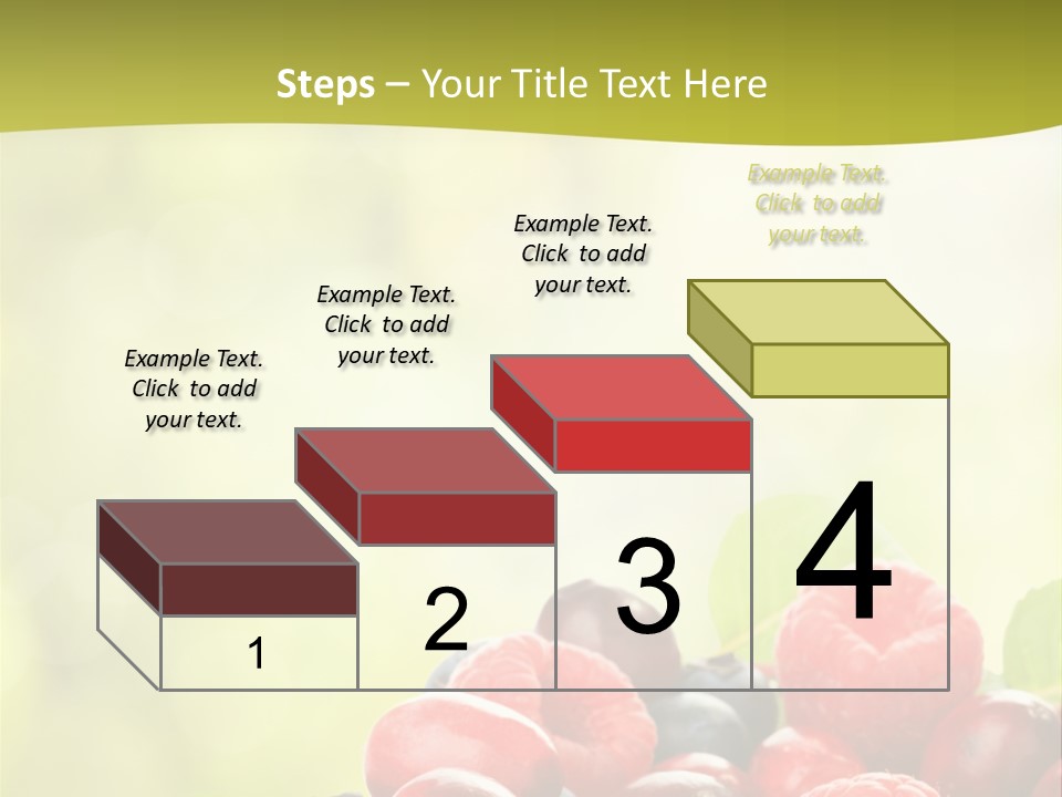 Blue Blackberry Health PowerPoint Template