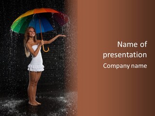 Smiling Open Shelter PowerPoint Template