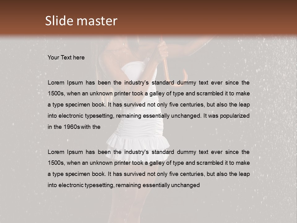 Smiling Open Shelter PowerPoint Template