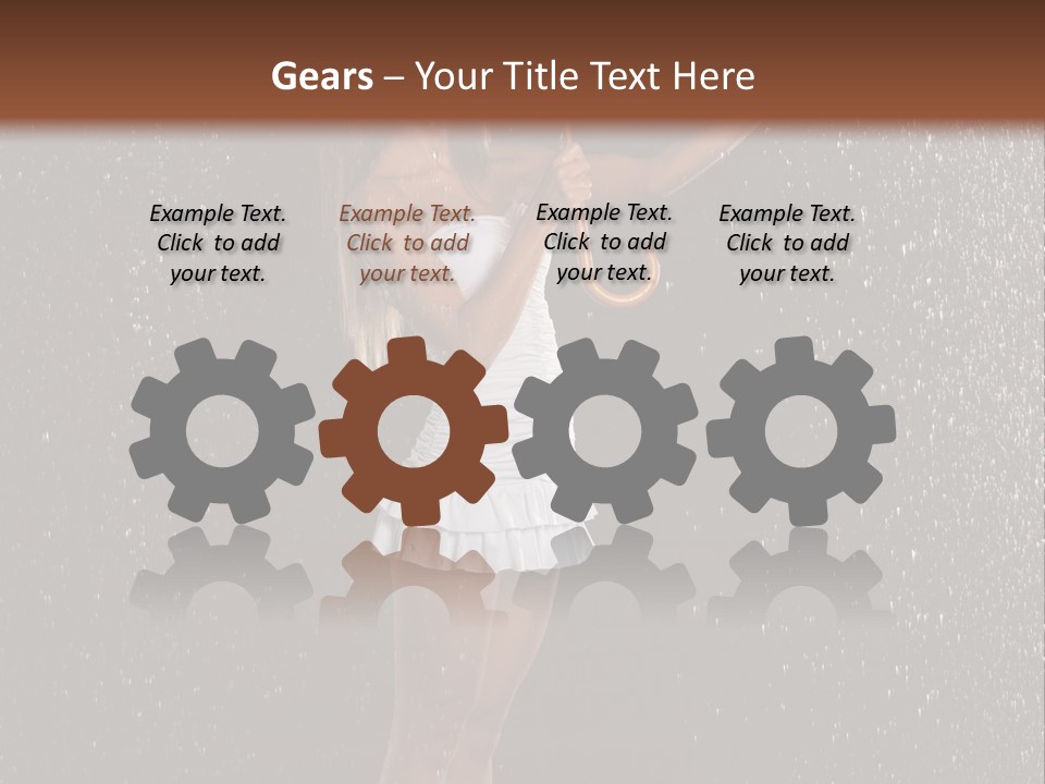 Smiling Open Shelter PowerPoint Template