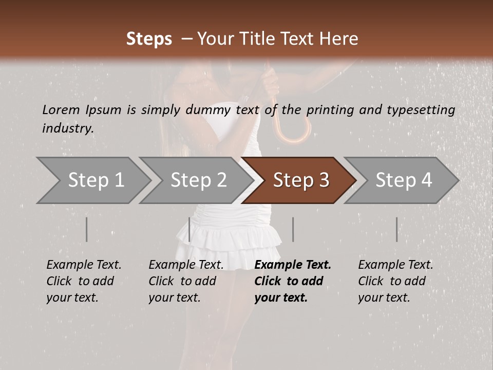 Smiling Open Shelter PowerPoint Template